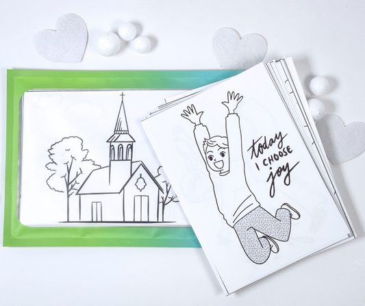 Bible Series Mini Coloring Sheets