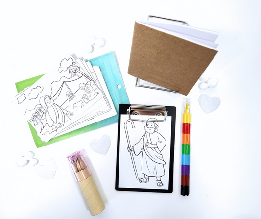 Bible Series Mini Coloring Sheets Bundle