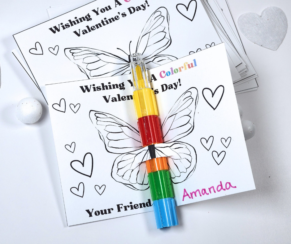 Color Your Own Valentine